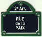 The real Paris' street sign.