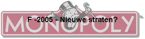 F -2005 - Nieuwe straten?