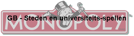 GB - Steden, eiland en univ.-spellen