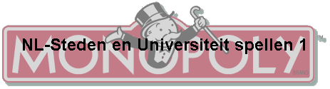 NL-Steden en Universiteit spellen 1