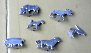 6 common metal tokens.