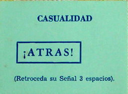 Casualidad card.