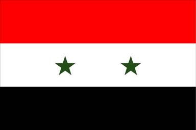 Flag of Syria.