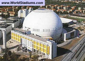 Stockholm's Globen Arena.