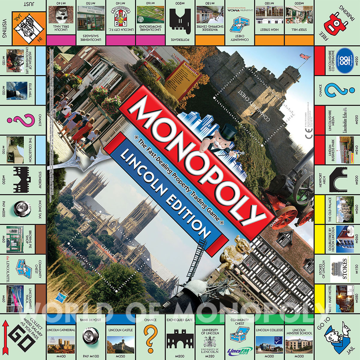 Monopoly Lincoln Edition Family Board Game 