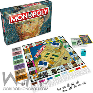 Official Vincent Van Gogh Edition Monopoly board game 