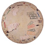 Round Oilcloth Board From The Forbes Collection