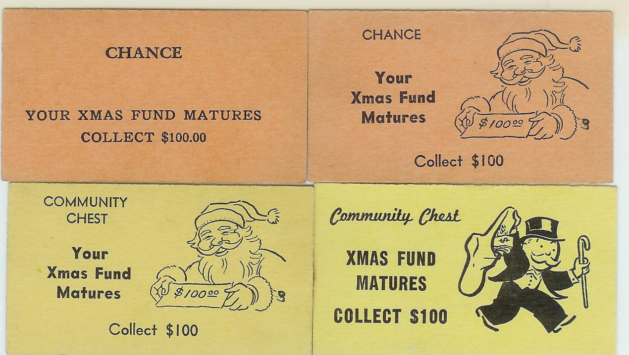Deeds Chance & Community Chest cards from 2009 Electronic Banking Monopoly game 