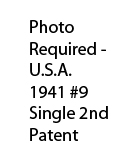 1941 #9 Single 2nd Patent