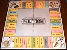 Finance Game Company board